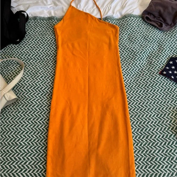 zara orange asymmetric dress Joseph Ribkoff Lava Asymmetric Tunic Style 161066F24 – DECABANA main image 1